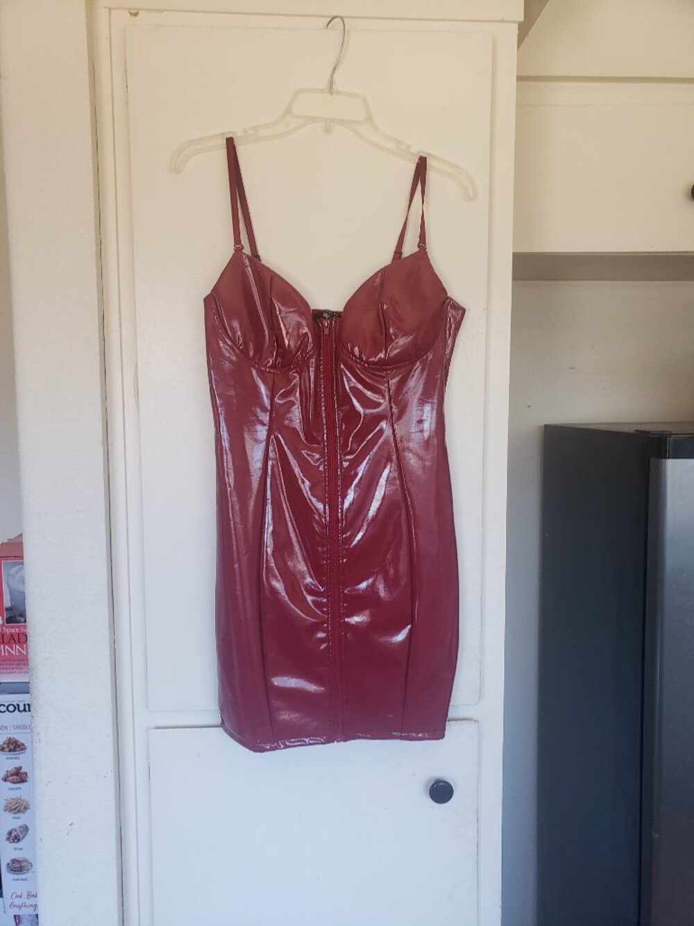Shop 17 Cherry Red Slicker Dress Size Large